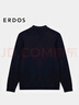 ERDOS【精紡】翻領(lǐng)雙提套衫商務(wù)休閑厚款百搭針織衫男羊絨衫 藏藍 XL 180/100A 曬單實(shí)拍圖