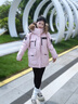 波司登（BOSIDENG）羽絨服男女情侶同款加厚鵝絨大毛領(lǐng)商場(chǎng)同款外套B250242317 雪櫻粉1862-至高抵御-20°C-充絨量+10%左右 S 160/84A 體重約100-110斤 曬單實(shí)拍圖