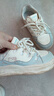 環(huán)球厚底增高小白鞋女2025秋冬新可愛(ài)小貓運動(dòng)學(xué)生休閑板鞋 米藍 37 曬單實(shí)拍圖