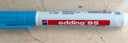 edding德國EDDING記號筆4095玻璃筆可擦體粉筆彩色蠟筆黑板白色涂鴉寫(xiě)字汽車(chē)玻璃馬克筆畫(huà)筆除畫(huà)櫥窗 95淡藍色 可擦玻璃筆 曬單實(shí)拍圖