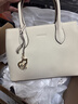 稻草人包包女包2026新款頭層牛皮手提包百搭斜挎包媽媽包生日禮物女 米白 曬單實(shí)拍圖