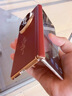 XP適用華為matex5手機殼磁吸中軸華為MateX5保護套防摔散熱皮質(zhì)高級感輕奢男女折疊殼-紅金事事順遂 曬單實(shí)拍圖