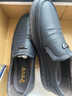 京悠雨德國品質(zhì)男鞋2025新款皮鞋男真皮商務(wù)休閑四季超軟中年爸爸豆豆鞋 黑色 39 標準皮鞋碼 曬單實(shí)拍圖