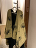 啄木鳥(niǎo)（TUCANO）外搭披肩女2025年秋冬新款民族風(fēng)川西戶(hù)外旅游斗篷保暖圍巾披風(fēng) 銀杏葉黑駝色 曬單實(shí)拍圖