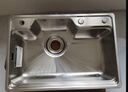 箭牌（ARROW）廚房水槽大單槽聚寶盆304不銹鋼洗菜盆一體盆臺下盆大口徑洗碗槽 曬單實(shí)拍圖