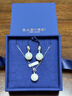 BABYBEI初貝小燈泡禮盒項鏈耳釘925銀貝珠精致簡(jiǎn)約優(yōu)雅百搭小眾通勤溫柔 禮盒：項鏈+耳釘 曬單實(shí)拍圖