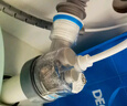 潛水艇廚房下水三通下水道三頭通接頭分水器洗菜盆水槽排水管防返臭神器 B.接水槽+凈水器 曬單實(shí)拍圖
