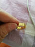 金至尊（3DG Jewellery）黃金戒指光面活口999足金戒指結婚三金男女款生日禮物計價(jià) 男款-金重6.82克（以實(shí)際克重多退少補） 曬單實(shí)拍圖