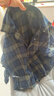 多多家【磨毛好膚感】男童襯衫春秋款帥氣復古格子上衣中大兒童外套 曬單實(shí)拍圖
