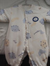 棉芹嬰兒衣服秋冬季寶寶加棉初生加厚內衣幼兒外出服新生兒衣服120g棉 小象 73cm (建議7-9個(gè)月15-18斤) 曬單實(shí)拍圖