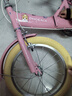 鳳凰兒童自行車(chē)女孩中大童初學(xué)輔助輪單車(chē)小學(xué)生童車(chē)男孩折疊腳踏單車(chē) 粉色輻條輪 16寸【適合105-140cm】 曬單實(shí)拍圖