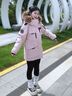 波司登（BOSIDENG）羽絨服男女情侶同款加厚鵝絨大毛領(lǐng)商場(chǎng)同款外套B250242317 雪櫻粉1862-至高抵御-20°C-充絨量+10%左右 S 160/84A 體重約100-110斤 曬單實(shí)拍圖