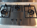 優(yōu)盟（UM）三眼燃氣灶天然氣灶具 家用大火力不銹鋼三頭猛火防爆灶 嵌入式煤氣灶三灶 家電以舊換新UZ301 900mm大尺寸 5.0kW猛火 一級能效  管道天然氣 曬單實(shí)拍圖