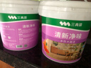 三青 水性木器漆家具翻新漆門(mén)窗木用改色油漆好刷凈味 純白色5KG 曬單實(shí)拍圖