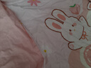 博洋寶貝（Beyond Kids）兒童房全棉被套單件套純棉單人被套 云桃兔兔120*150cm 曬單實拍圖