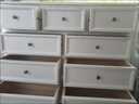 勤凱美式五斗柜實(shí)木歐式斗柜輕奢網(wǎng)紅玄關(guān)柜簡(jiǎn)約現代客廳收納柜臥室柜 象牙白六斗長(cháng)80寬35高100 曬單實(shí)拍圖