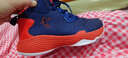 喬丹高幫籃球鞋男鞋運動(dòng)鞋2025秋冬季新款專(zhuān)業(yè)輕便減震耐磨青少年球鞋 夜空藍/亮橙色 42 曬單實(shí)拍圖