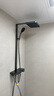九牧（JOMOO）淋浴花灑套裝鋼琴按鍵大置物臺淋浴噴頭即關(guān)即停絲雨增壓淋浴器 【星幕Pro】增壓花灑36676 曬單實(shí)拍圖