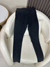 松山棉店打底褲女可外穿保暖打底踩腳褲秋冬保暖打底襪九分褲 黑色 均碼 （推薦95-130斤） 曬單實(shí)拍圖
