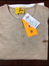 JEEP吉普短袖T恤男士夏季寬松透氣涼感潮流純棉亨利領(lǐng)衣服男裝卡其2XL 曬單實(shí)拍圖