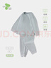 七樂(lè )豆嬰兒春秋純棉貼身打底連體衣服春季小月齡女寶寶幼兒薄款睡衣春裝 杏色 90 cm 曬單實(shí)拍圖
