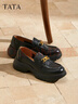 他她（TATA）女鞋秋商場(chǎng)同款時(shí)尚休閑鞋樂(lè )福鞋新款鞋子7PJA5CA5 黑色 37 曬單實(shí)拍圖