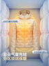 波司登（BOSIDENG）鵝絨羽絨服女士秋冬季輕薄連帽寬松短款內膽百搭保暖外套 【700+蓬鵝絨】奶油米-奶油歐包【卡碼拍大】 L 170/92A 體重約140-150斤 曬單實(shí)拍圖
