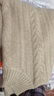 鹿王山羊絨衫女士半高領(lǐng)變換組織針織毛衣套衫秋冬款經(jīng)典百搭柔糯親膚 虎皮駝 M 165/84A 曬單實(shí)拍圖