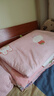 羅萊兒童（luolaikids）A類(lèi)100%純棉學(xué)生宿舍床上三件套女孩全棉床單1.2米床150*215cm粉 曬單實(shí)拍圖