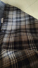 杉杉襯衫純棉格紋磨毛男士長(cháng)袖保暖抗皺易打理親膚柔軟男裝春秋上衣 曬單實(shí)拍圖