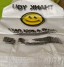 百易特塑料袋加厚背心袋超市購物袋透明手提袋雙面5絲40*60cm100只 曬單實(shí)拍圖