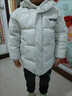 G.duck小黃鴨2025新款男童冬季加厚白鴨絨羽絨服兒童帥氣中大童保暖外套 小格子羽絨服 白色 120 【108-118cm】 曬單實(shí)拍圖