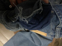 花花公子牛仔褲男秋冬季純棉男士大碼寬松直筒闊腿長(cháng)褲子水洗復古工裝褲 277復古藍 29 【（2尺2）體重100-115斤】 曬單實(shí)拍圖
