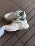 安踏（ANTA）女鞋子星云2|冬季女士運動(dòng)鞋2025新款跑步鞋皮面防潑水旅游休閑鞋 象牙白/冰晶綠【星云2革面】 37.5 曬單實(shí)拍圖