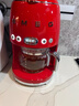 SMEG/斯麥格全自動(dòng)美式滴漏咖啡機大容量咖啡壺小型家用辦公室泡茶養生保溫壺一機多用新年貨禮物DCF02 紅色 曬單實(shí)拍圖
