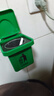 車(chē)載迷你垃圾桶帶蓋創(chuàng  )意煙灰缸家用衛生間免打孔壁掛立式煙灰缸 綠色 1個(gè) 曬單實(shí)拍圖