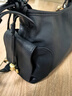 裘真植鞣羊皮逍遙hobo包單肩斜挎包休閑復古大容量通勤包女 黑色-小號羊皮預售10天 曬單實(shí)拍圖