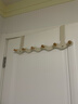 虎先森門(mén)后掛鉤掛衣架免打孔臥室門(mén)上衣服包包收納門(mén)口置物架6鉤 曬單實(shí)拍圖