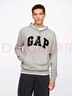 GAP男女裝春季款貼布繡logo連帽衫衛衣經(jīng)典上衣美版 灰色 868453 XS 美碼 S亞洲碼175/88A 曬單實(shí)拍圖