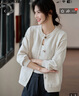 她享針織開(kāi)衫女春秋百搭寬松毛衣外套純色簡(jiǎn)約針織衫上衣 T143Z3010 曬單實(shí)拍圖