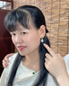 傾愛(ài)和田玉925純銀耳釘女國風(fēng)水滴銀鑲玉石耳墜耳飾品生日禮物送媽媽 曬單實(shí)拍圖