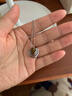 白嵐晚陽(yáng)項鏈女925銀虎晴石輕奢小眾精致設計毛衣鏈新年禮物送老婆 晚陽(yáng)項鏈 曬單實(shí)拍圖
