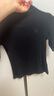 太平鳥(niǎo)女裝春季天絲羊毛針織衫A1CNE1265 黑色 XS 曬單實(shí)拍圖