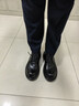卡帝樂(lè )鱷魚(yú)（CARTELO）英倫男士皮鞋厚底增高商務(wù)休閑鞋圓頭軟牛皮鞋男9891黑色41 曬單實(shí)拍圖
