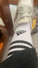 阿迪達斯 （adidas）男女 配件系列 3S C SPW CRW 3P 運動(dòng)襪 HT3458 M碼 曬單實(shí)拍圖