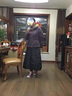 京功冬季過(guò)膝棉裙秋冬棉一片式半身裙女中長(cháng)款a字裙加厚保暖大擺冬裙 黑色 M 曬單實(shí)拍圖