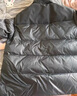 卡賓男裝 90鴨絨羽絨服秋冬新款石墨烯保暖寬松外套街頭潮流H 煤黑色01 2XL /185/54 曬單實(shí)拍圖