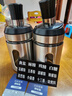 京悠雨調料盒玻璃定量鹽罐廚房調料罐防潮密封調味罐家用鹽罐調味瓶套裝 【兩只裝】雙層壁身X2（送標簽） 曬單實(shí)拍圖