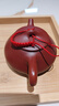 束氏丨京紅運真裸價(jià)·宜興手工紫砂壺茶具朱泥石瓢養生泡茶壺禮盒裝 曬單實(shí)拍圖