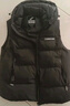 雪中飛男士短款連帽羽絨服馬甲春秋冬季防寒保暖可拆卸帽羽絨背心過(guò)年紅 墨綠9827 XL (180) 曬單實(shí)拍圖